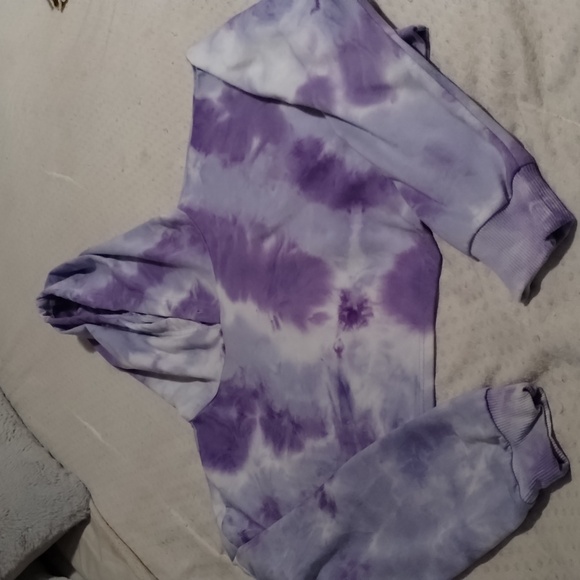 Refuge by Charlotte Russe tie dye sweatsuit - Picture 2 of 10